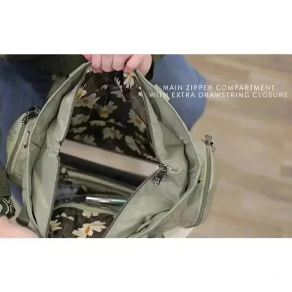 LUG Bustle Convertible Tote / Shoulder Bag / Top Handle Bag - Brushed Grey - Picture 13 of 16